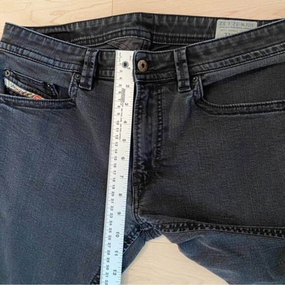 Diesel men Thavar slim skinny jeans black strong lightly stretch denim size 32 - Picture 10 of 10